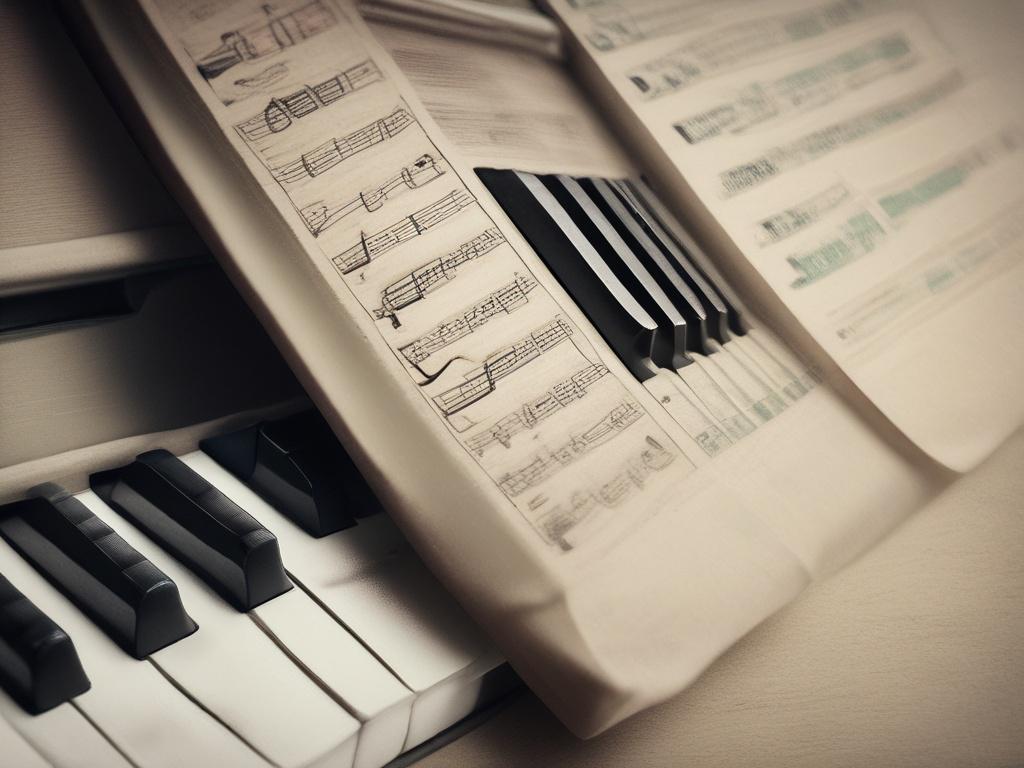 sheet music, melodies, piano, composition, music
