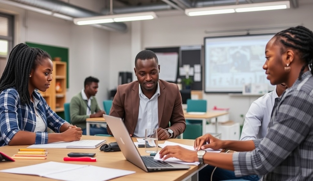 Young professionals and entrepreneurs in Makueni County skills training