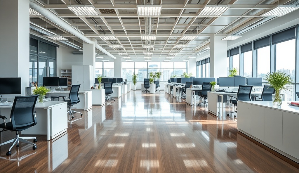 Professional clean office space
