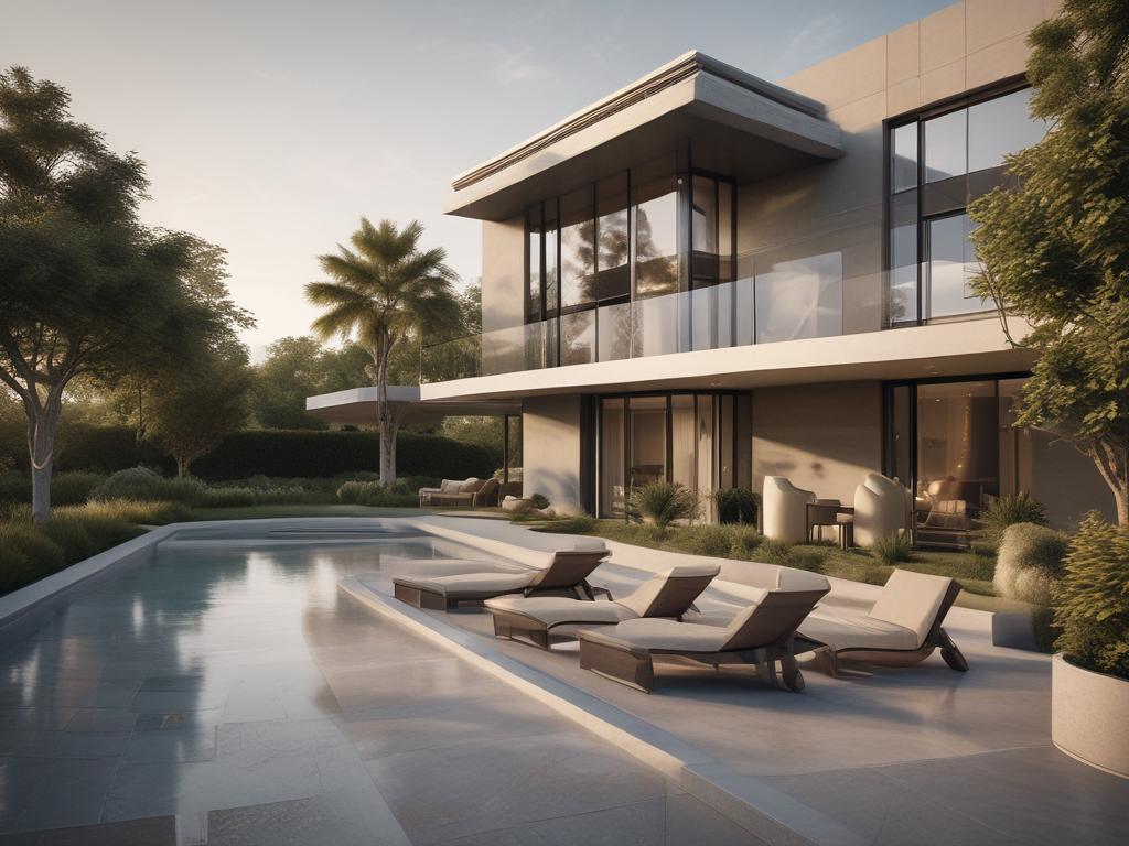 condominium, luxury, fitness center, outdoor BBQ, modern design