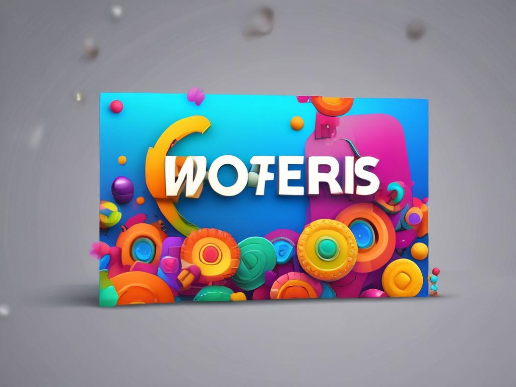 high resolution image of a promotional banner with vibrant colors,