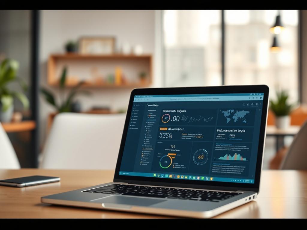 A close up shot of a laptop screen displaying a