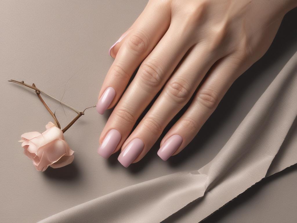 nail extension, paper technique, natural look, beauty service