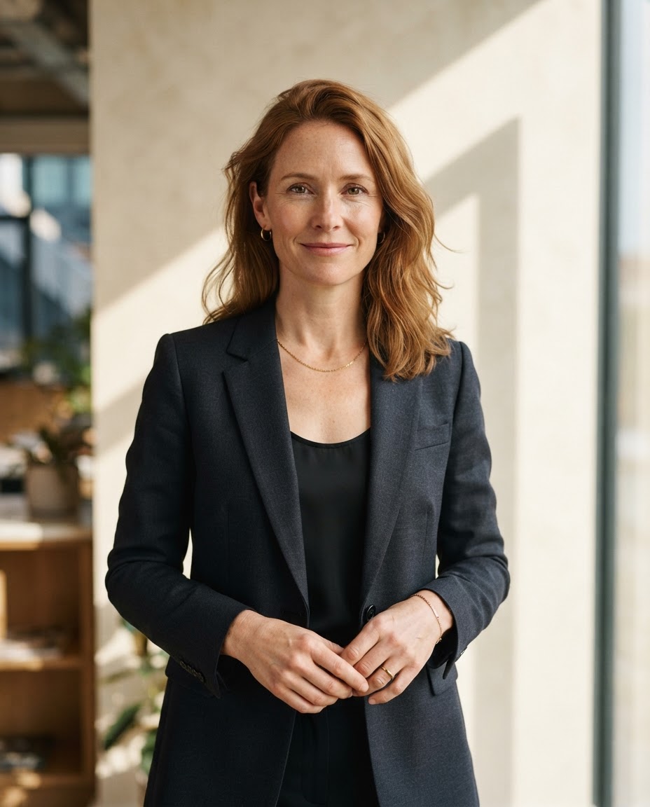 Harriet Collins, principal data engineer, in a dark jacket