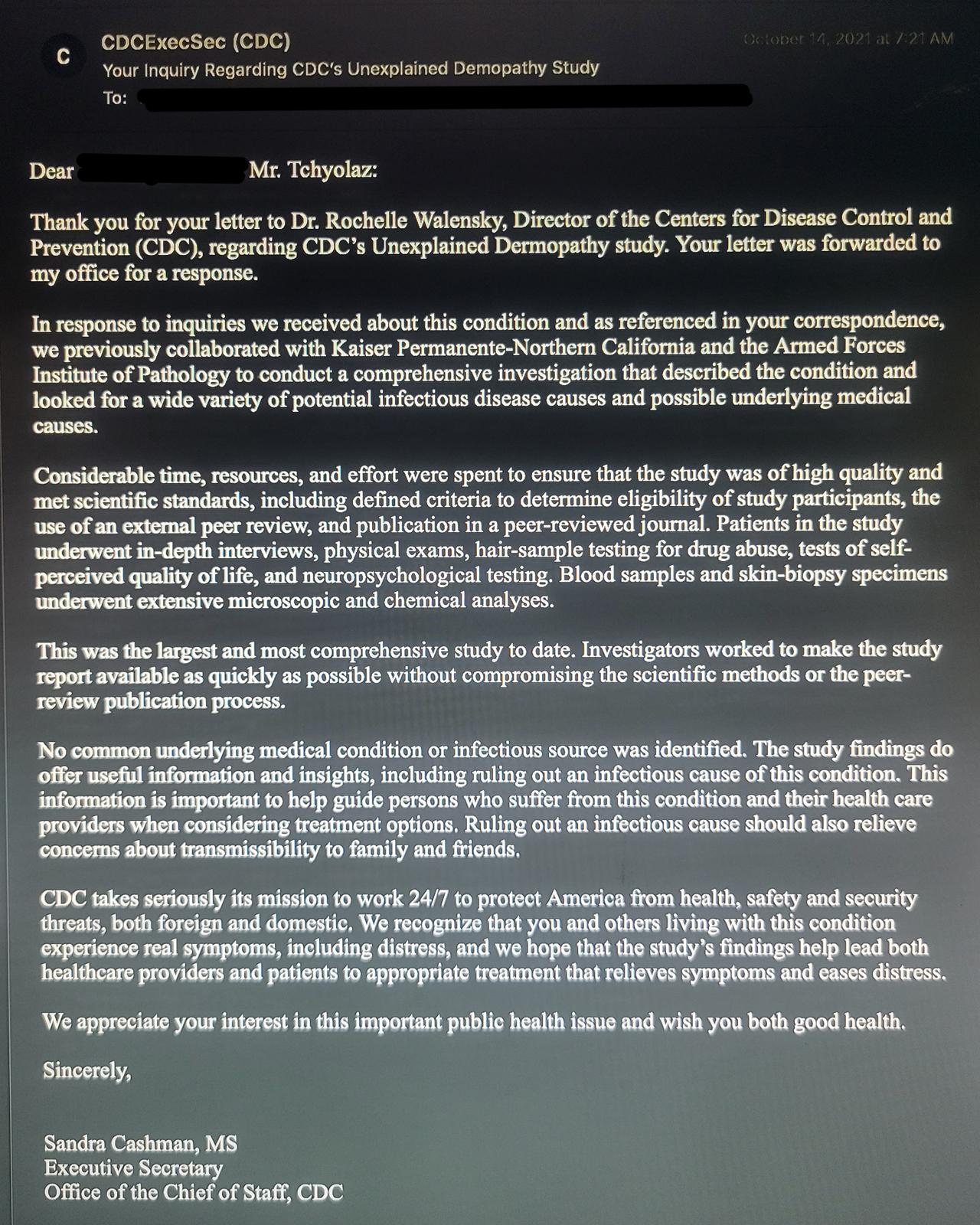 2021 cdc headquarters executive secretary sandra cashman response.jpg