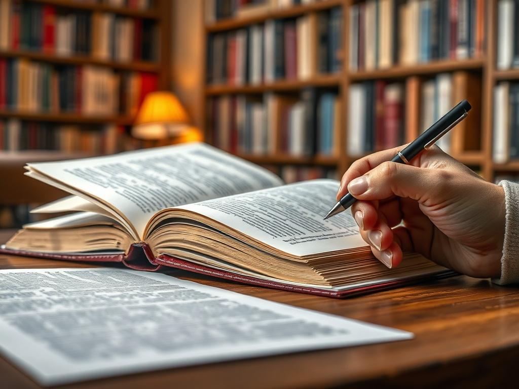 A close up shot of a published book on a