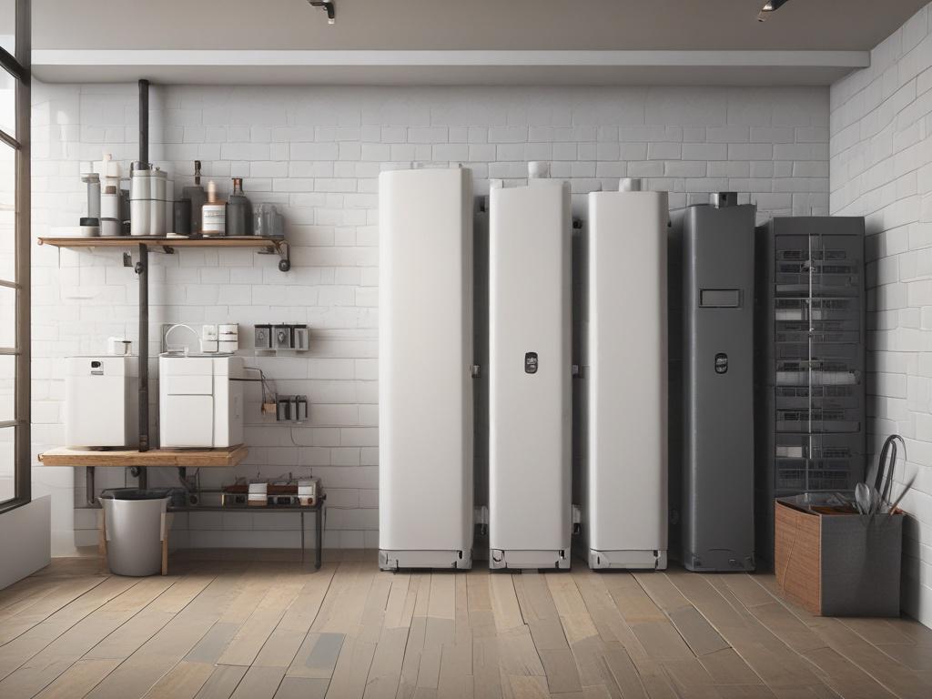 A high resolution image of a modern battery storage system