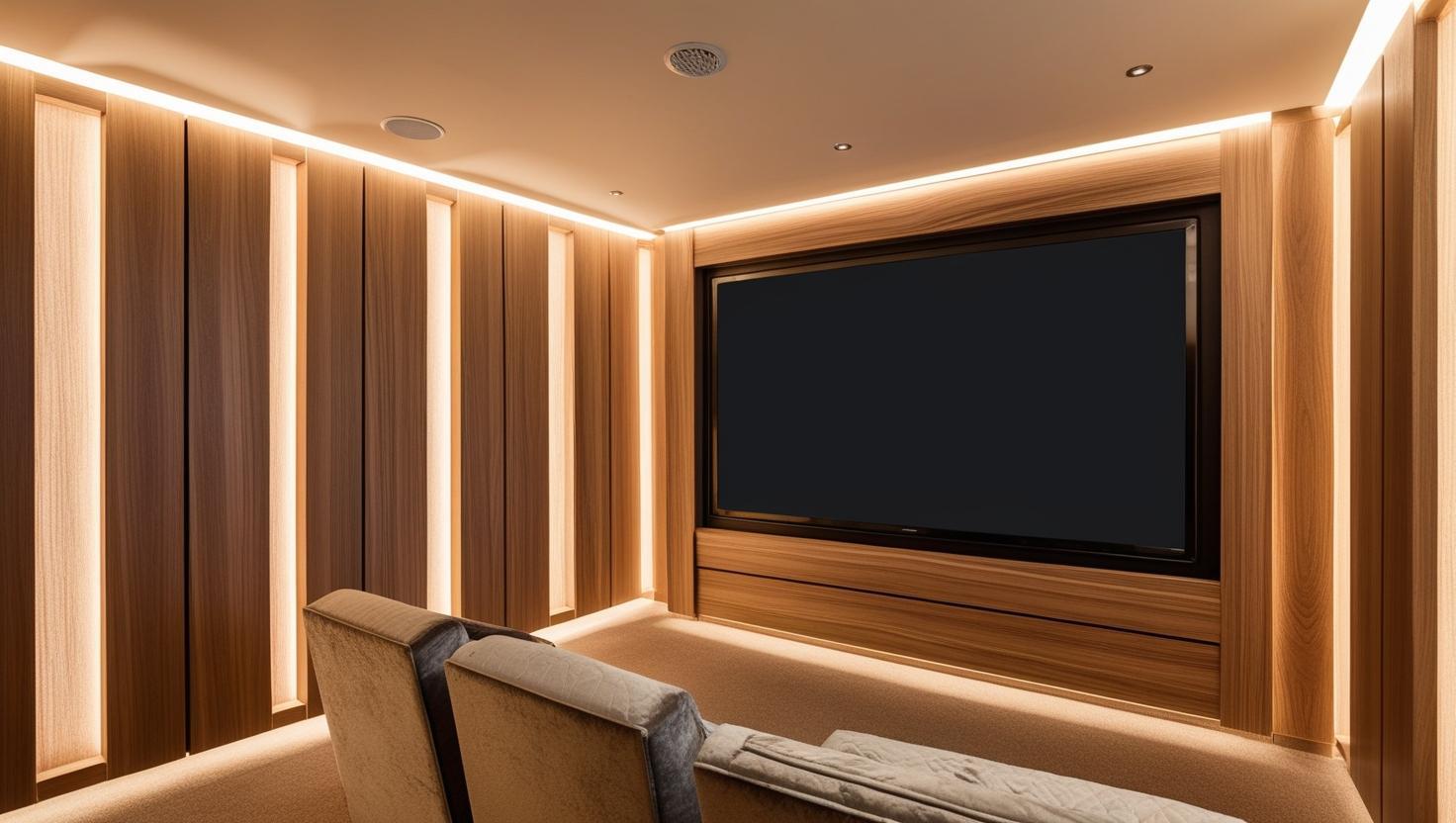 ruangan karaoke 3m x 5 m dengan panel panel peredam interior akustik, layar entertainment di tengah  (1).jpg