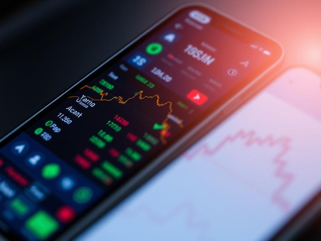 A high resolution close up of a smartphone displaying a