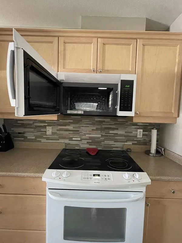 Over the range microwave oven - shopping view