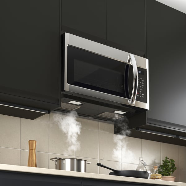 Over the range microwave oven - front view