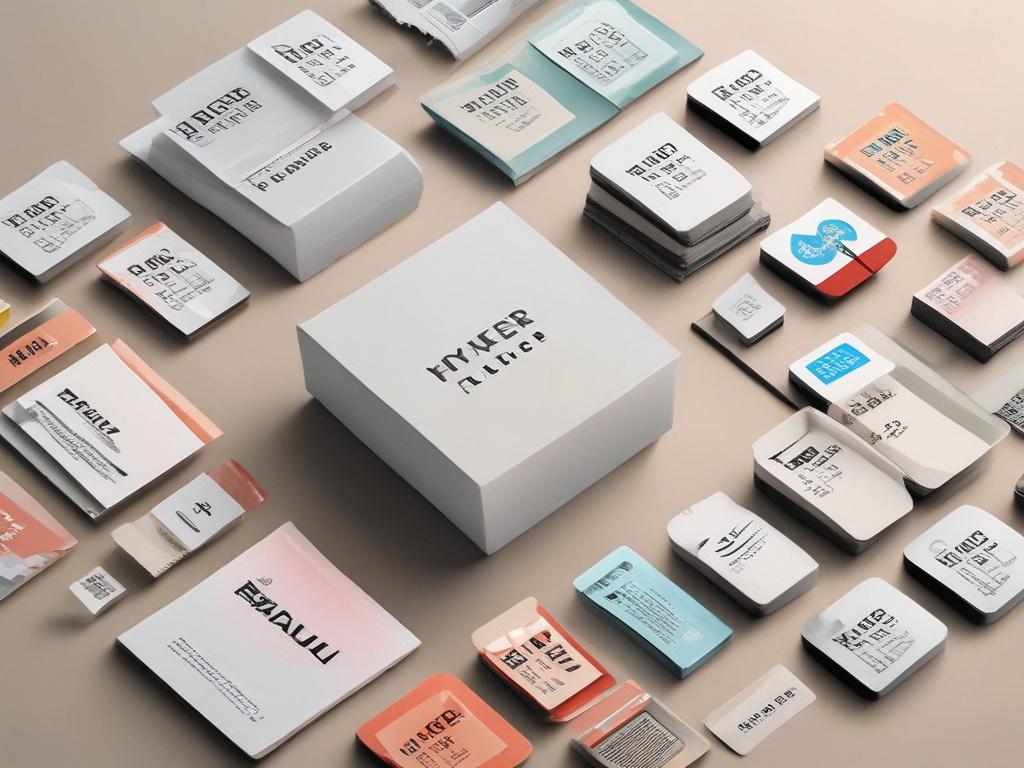 high resolution close up shot of branding visuals including color