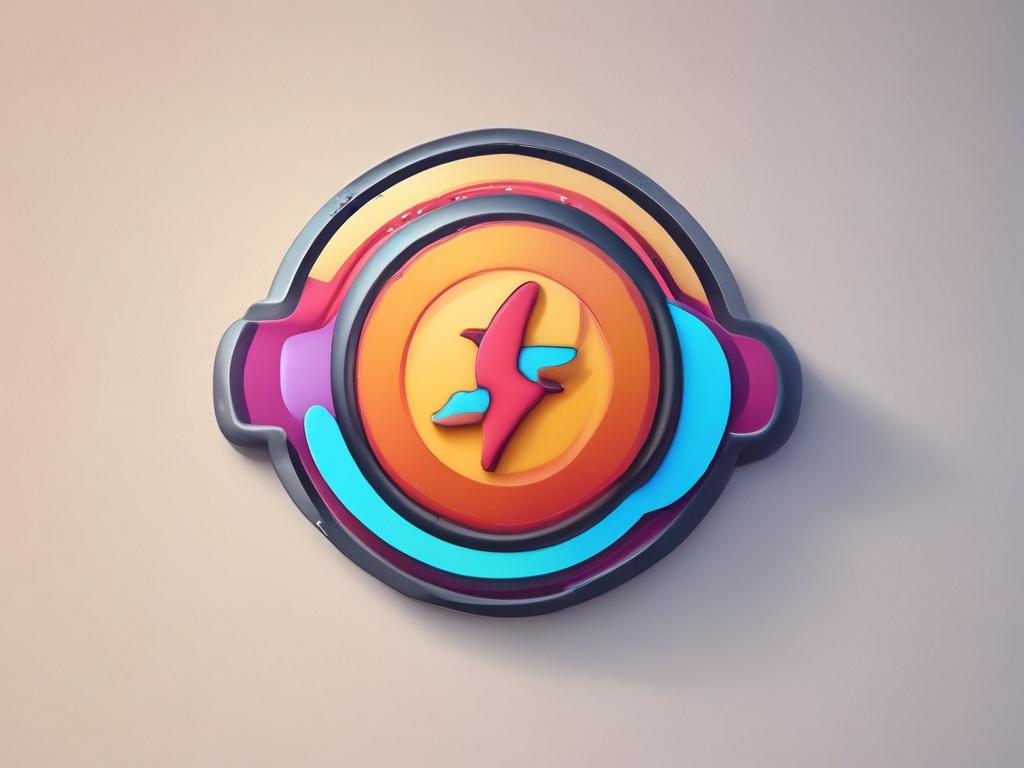 A close-up shot of a beautifully crafted logo design, set against a soft, blurred background featuring vibrant colors that complement the logo. The focus is sharp on the logo, showcasing intricate details and textures, creating an inviting and professional ambiance. The primary color scheme includes shades of rgb(251, 203, 7).