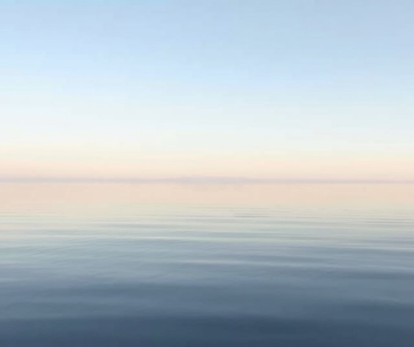 Calm water reflection