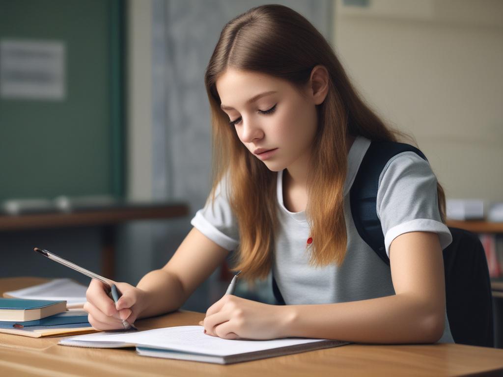 secondary school homework, education, teenagers, study
