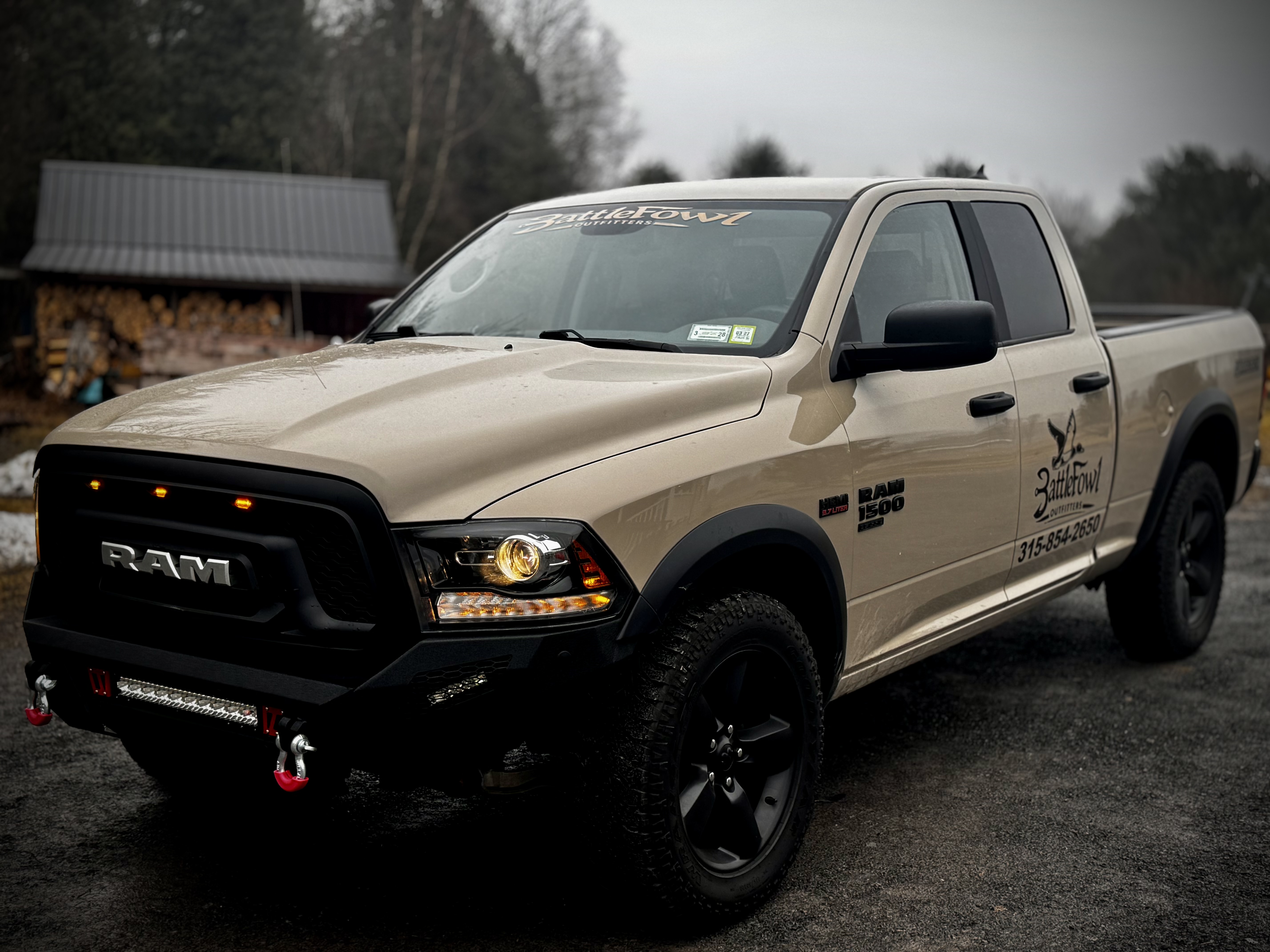 BATTLEFOWL Outfitters equipment and gear setup