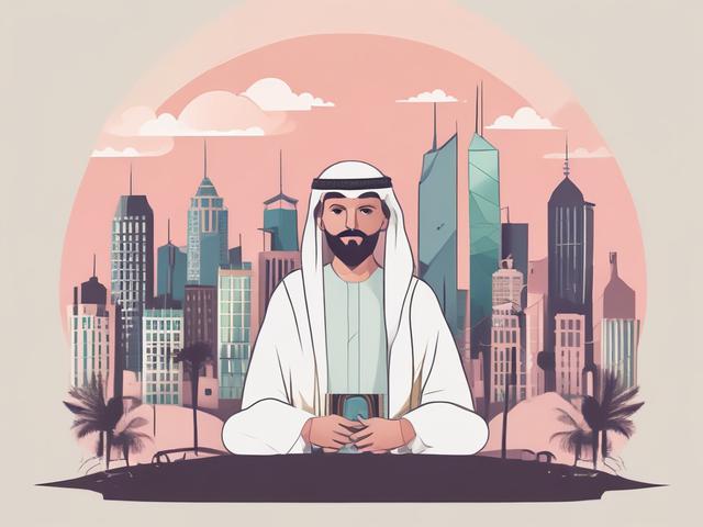 **Prompt for AI Image Generator:**

Create a high-quality illustration depicting a single, prominent subject that embodies the essence of Saudi Arabia's economic landscape. The central subject should be a detailed and realistic representation of a traditional Saudi Arabian market (souq) bustling with activity, showcasing a variety of commodities such as spices, textiles, and dates, illustrating the rich culture and trade within the kingdom. 

The background should feature minimalistic elements of the Saudi 