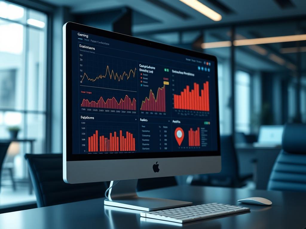 A hyper realistic close up image of a digital marketing