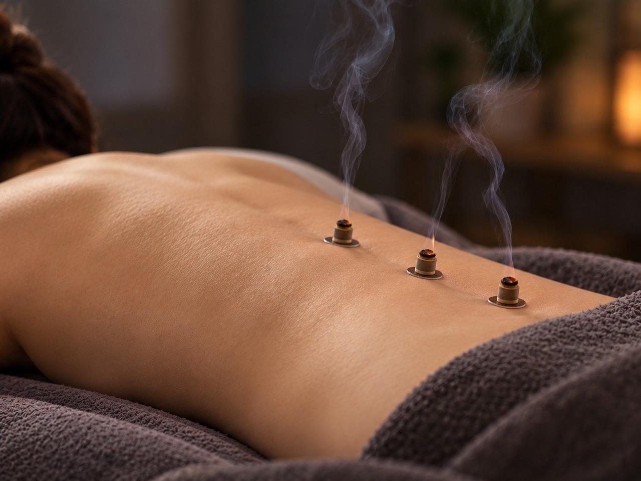 Moxibustion therapy for pain relief and wellness