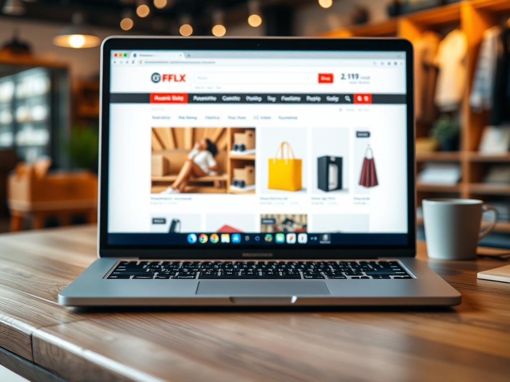 A close up shot of a high performance website displayed