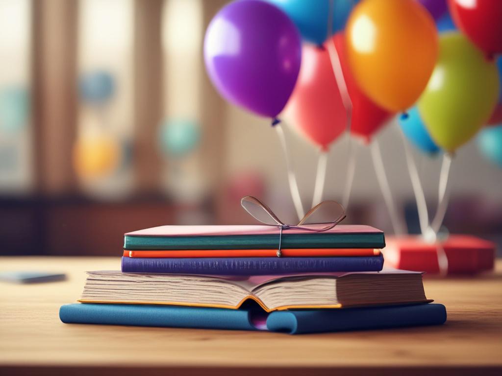 A close up shot of a book on a podium
