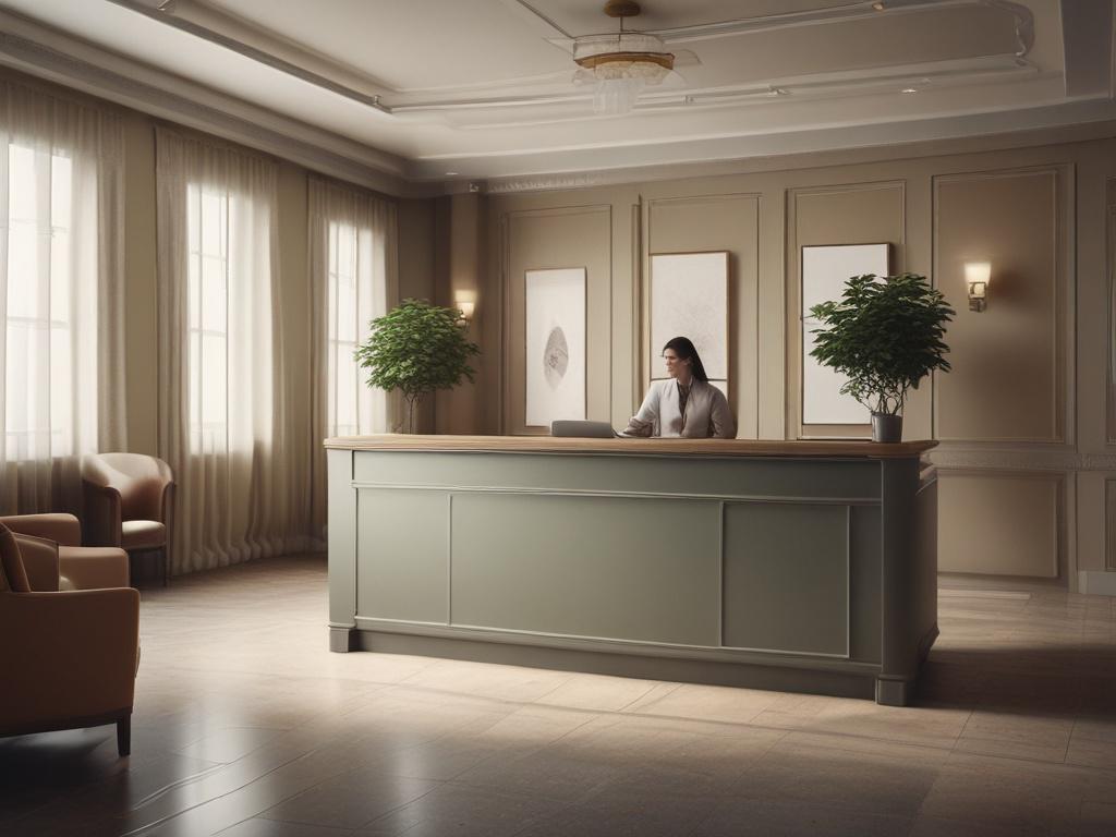 hotel receptionist, interactive learning, real scenarios