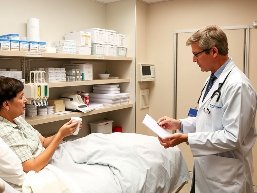 Hospital medication discharge coordination and Meds-to-Beds program
