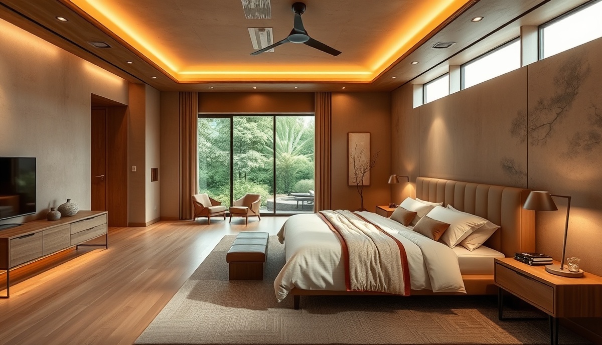 Luxurious renovated bedroom
