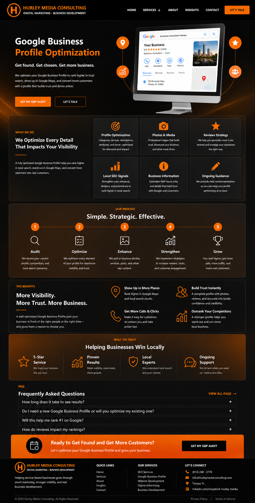 Google Business Profile Optimization Content