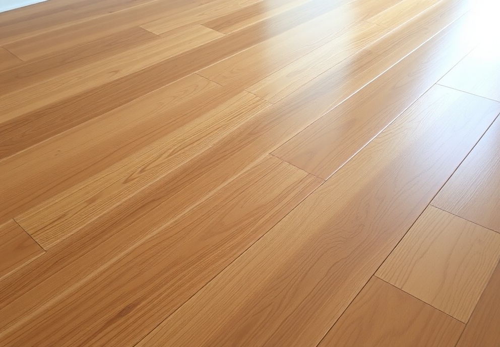 Beautifully restored hardwood floor