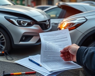Reclamos por accidentes de tránsito, choques, lesiones y daño material