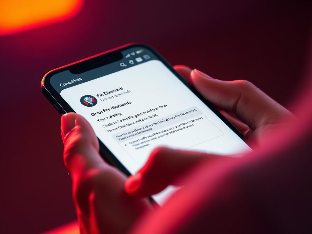 A realistic high resolution image of a user checking their
