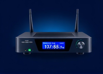 Wireless receiver with digital display
