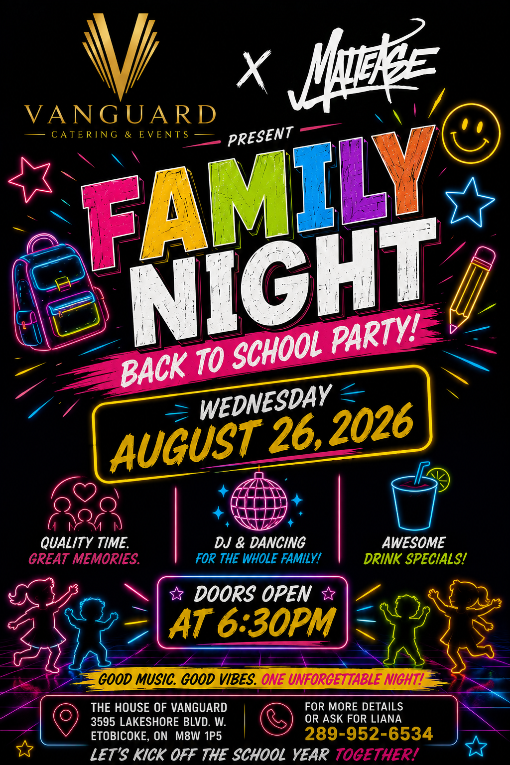 Family Night event poster