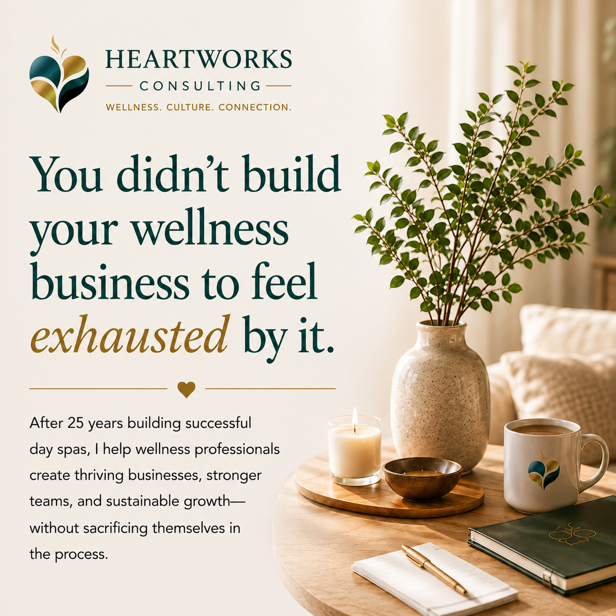 You didn't build your wellness business to feel exhausted by it
