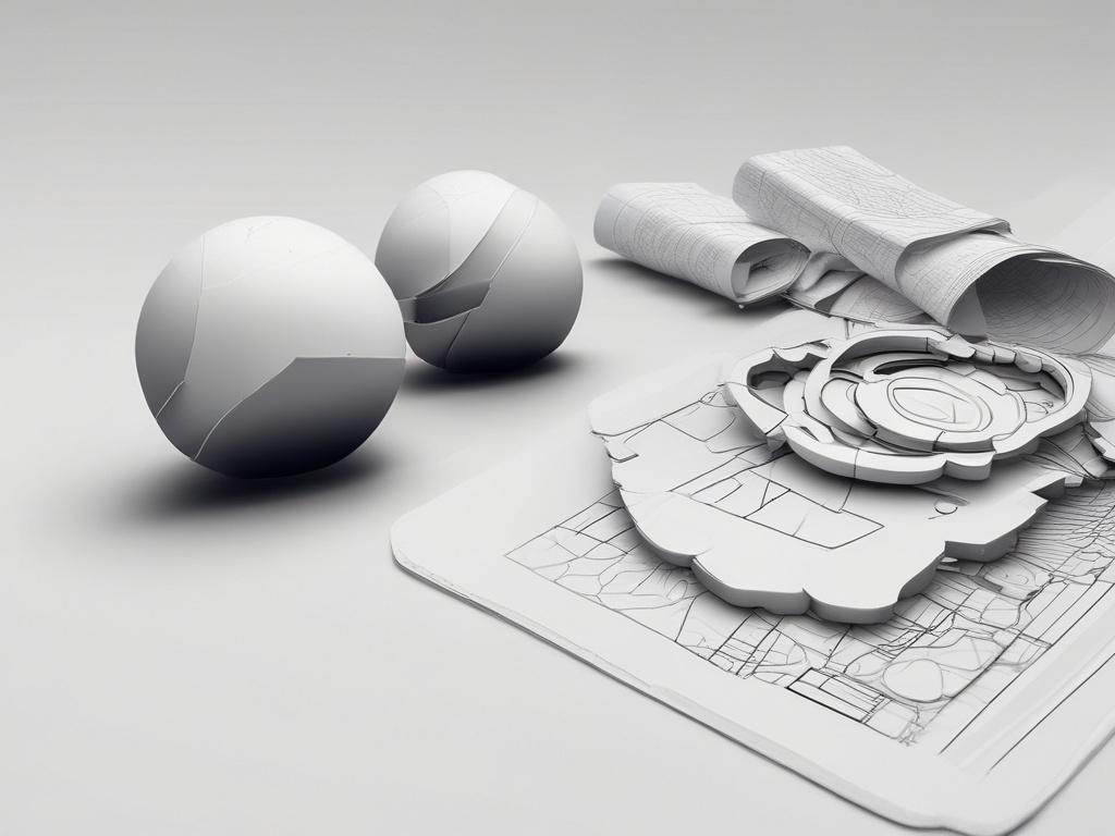 minimalistic design, digital assets, clean lines, simple colors, passive income