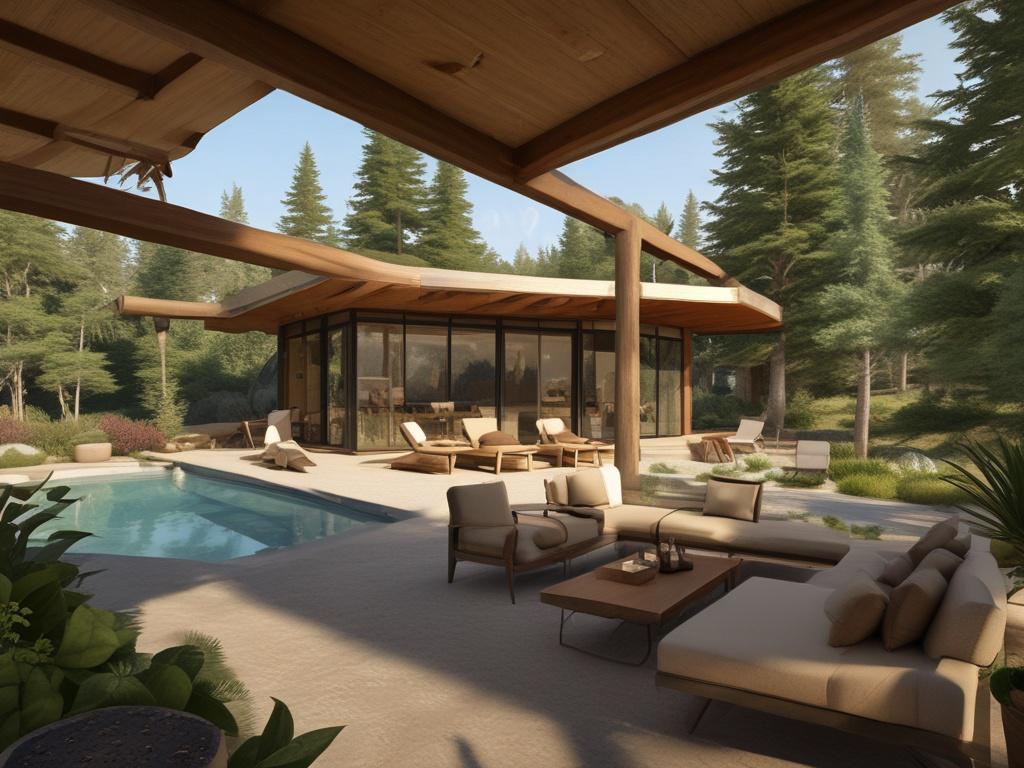 A realistic high resolution image of a net zero home