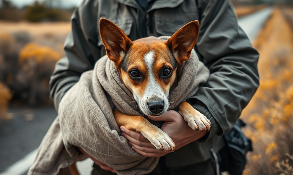 Rescued animal