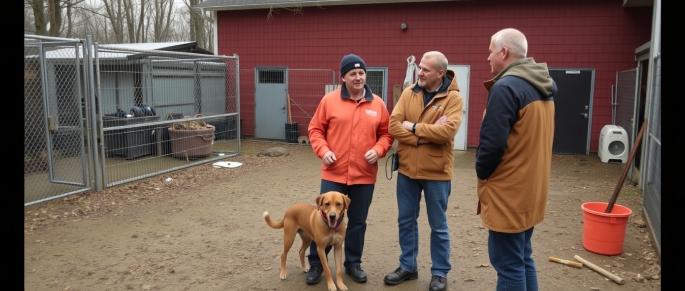 Sanctuary team working in the field