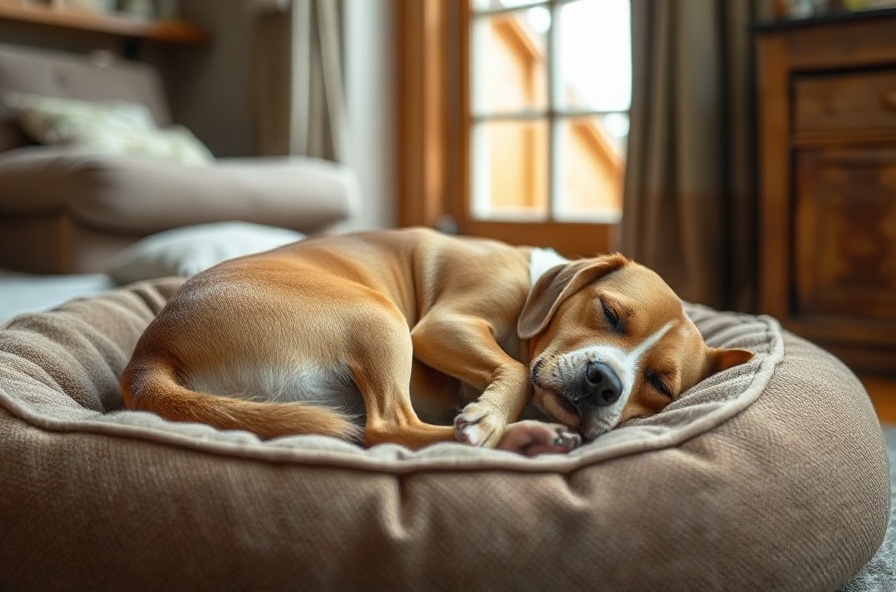 Daisy in her forever home