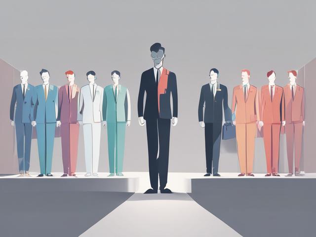 **AI Image Generation Prompt:**

Create a high-quality illustration that embodies the theme of "Leadership." The composition should be simple and clear, focusing on a single subject: a confident leader standing tall and composed. The leader should be depicted as an individual with a warm expression, showcasing inclusivity and approachability. They should be dressed in professional attire, symbolizing authority and competence.

The background should feature a minimalistic office space with subtle elements su