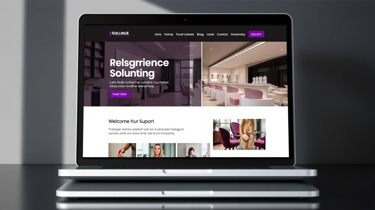 Salon website project