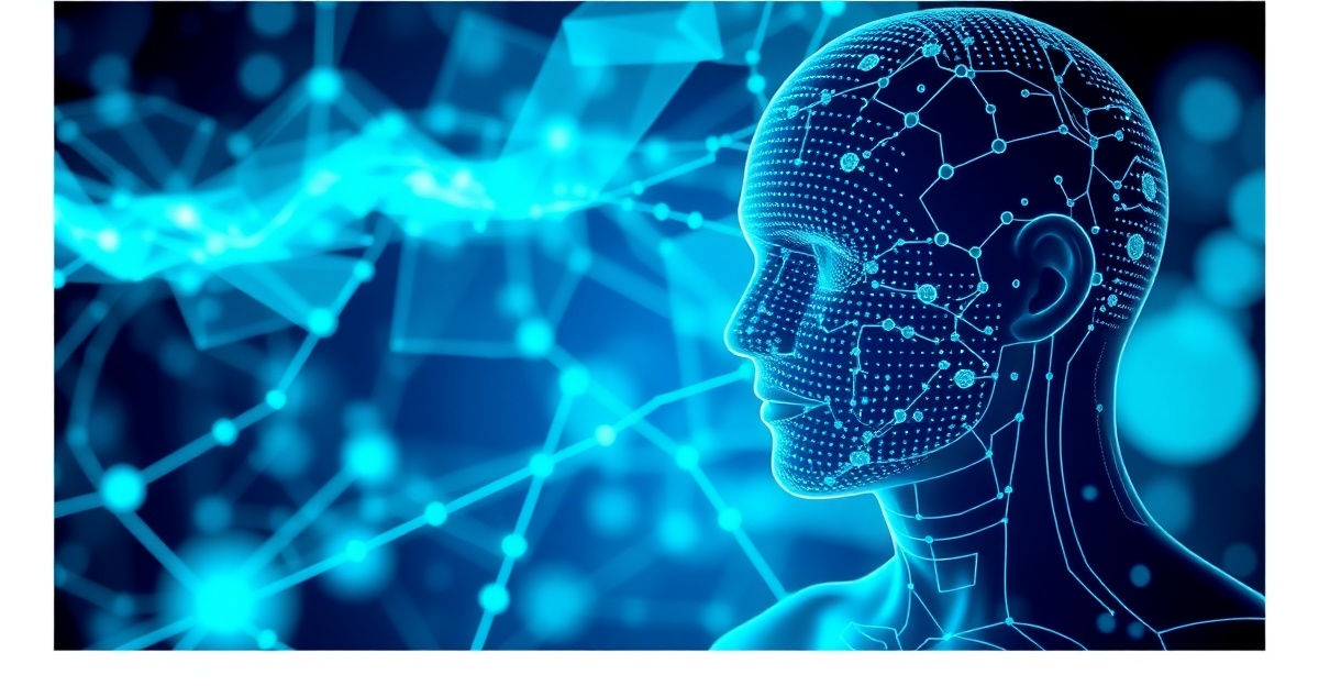 AI neural networks and healthcare technology visualization