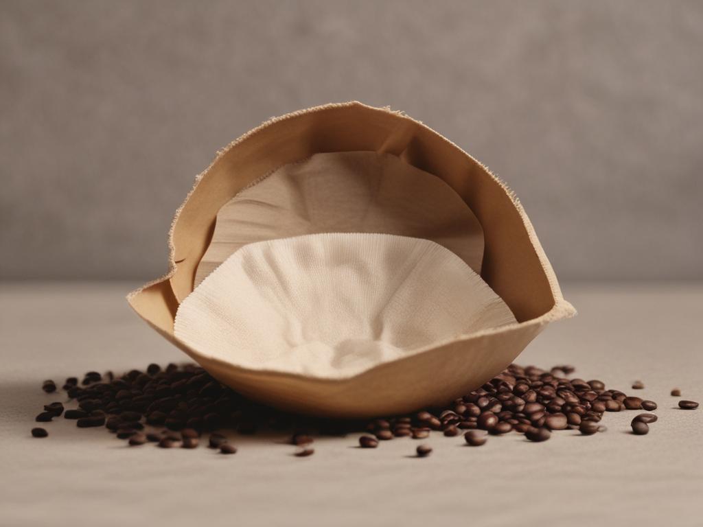 compostable coffee filter, eco friendly, sustainable, natural materials