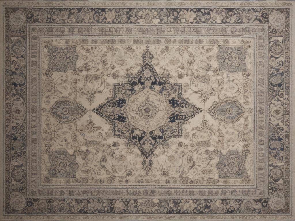 vintage, Persian inspired, rug, elegant, classic motifs