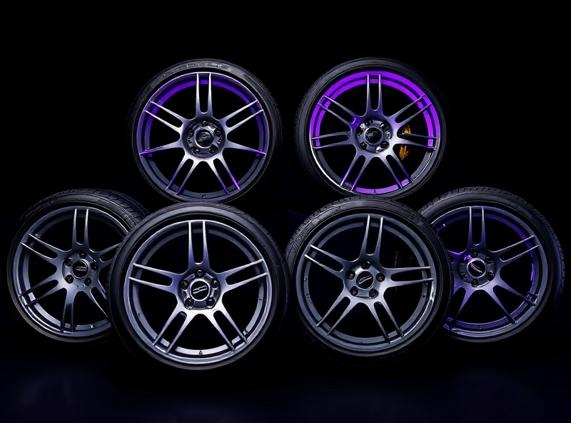 Performance racing wheels with tires