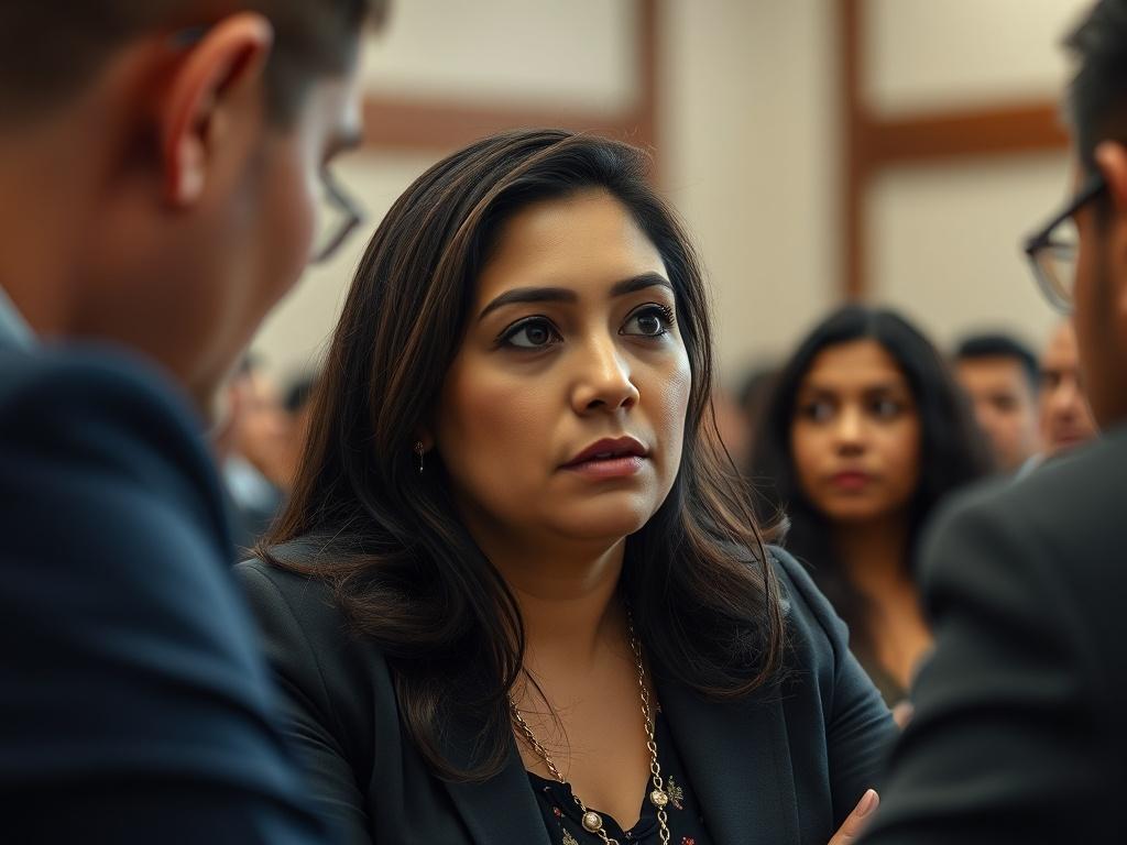 A close up shot of Jessica Alvarado Gonzales in a