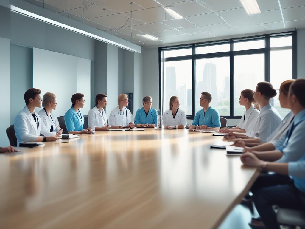 A group of healthcare professionals and patients attending a workshop