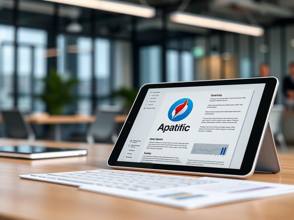 A close up shot of a digital tablet displaying a