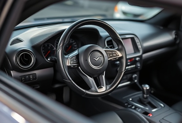 Car interior after professional detailing